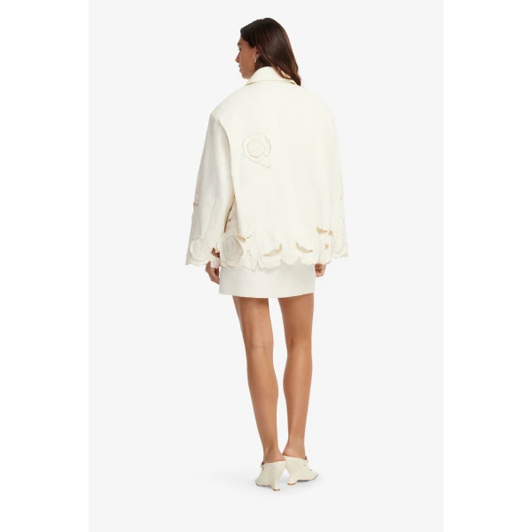Leo Lin Jayna Appliqué Jacket  - Leo Lin Dress - Australian Luxury Fashion - Shop at Luxury Shoes 