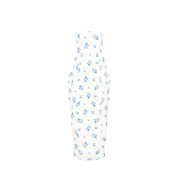 Leo Lin Jessica Cocoon Bustier Maxi Dress  - Leo Lin Dress - Australian Luxury Fashion - Shop at Luxury Shoes 