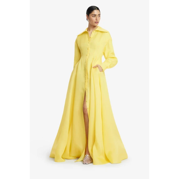 Leo Lin Josephine Silk Gown  - Leo Lin Dress - Australian Luxury Fashion - Shop at Luxury Shoes 