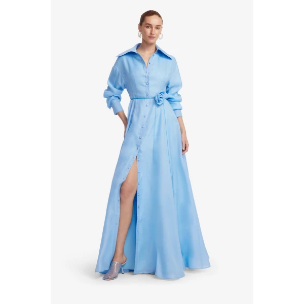 Leo Lin Josephine Silk Gown  - Leo Lin Dress - Australian Luxury Fashion - Shop at Luxury Shoes 