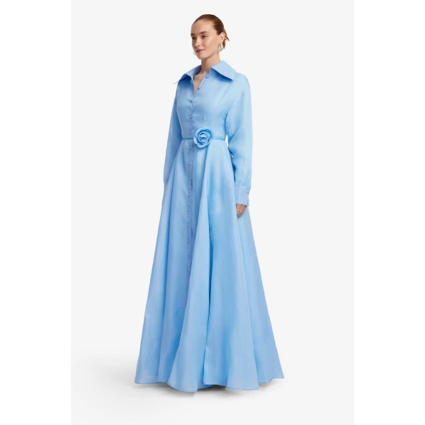 Leo Lin Josephine Silk Gown  - Leo Lin Dress - Australian Luxury Fashion - Shop at Luxury Shoes 