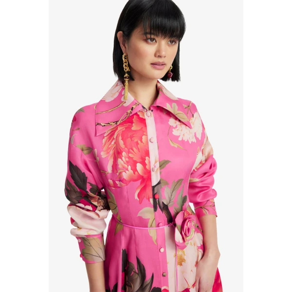 Leo Lin Josephine Silk Gown  - Leo Lin Dress - Australian Luxury Fashion - Shop at Luxury Shoes 