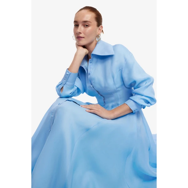 Leo Lin Josephine Silk Gown  - Leo Lin Dress - Australian Luxury Fashion - Shop at Luxury Shoes 