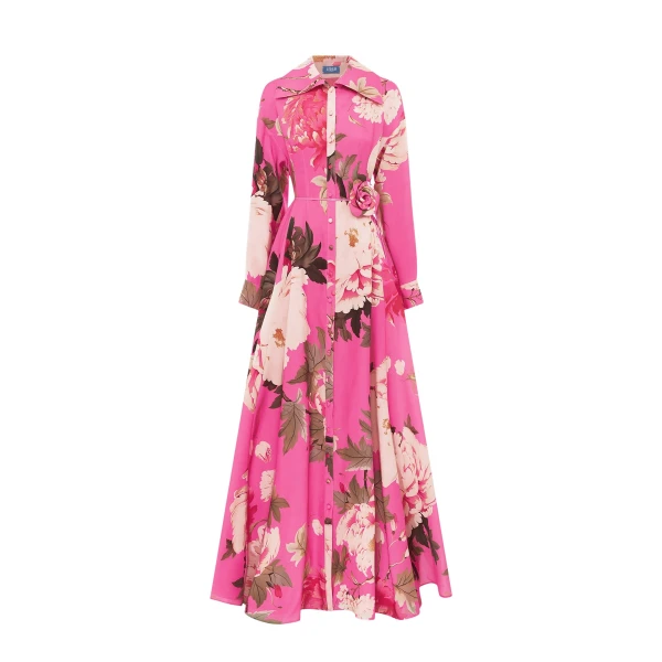 Leo Lin Josephine Silk Gown  - Leo Lin Dress - Australian Luxury Fashion - Shop at Luxury Shoes 