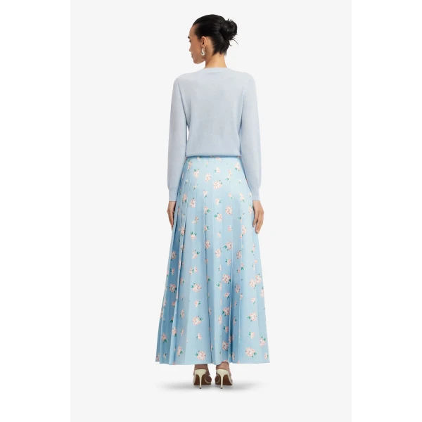 Leo Lin June Pleated Maxi Skirt  - Leo Lin Dress - Australian Luxury Fashion - Shop at Luxury Shoes 