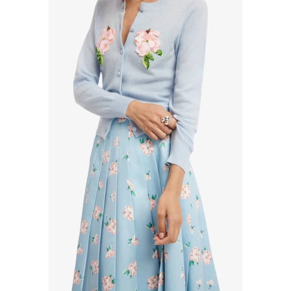 Leo Lin June Pleated Maxi Skirt  - Leo Lin Dress - Australian Luxury Fashion - Shop at Luxury Shoes 