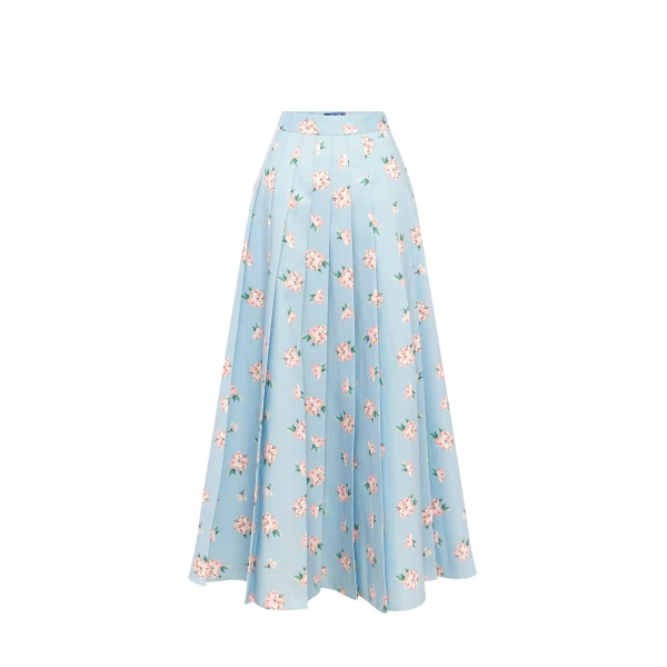 Leo Lin June Pleated Maxi Skirt  - Leo Lin Dress - Australian Luxury Fashion - Shop at Luxury Shoes 