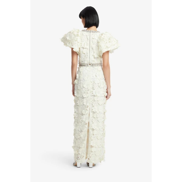 Leo Lin Kyra Embellished Lace Maxi Skirt  - Leo Lin Dress - Australian Luxury Fashion - Shop at Luxury Shoes 