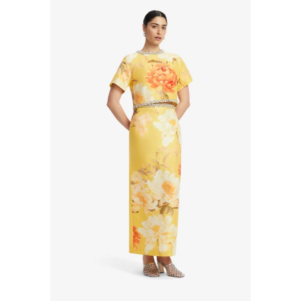 Leo Lin Kyra Embellished Maxi Skirt  - Leo Lin Dress - Australian Luxury Fashion - Shop at Luxury Shoes 