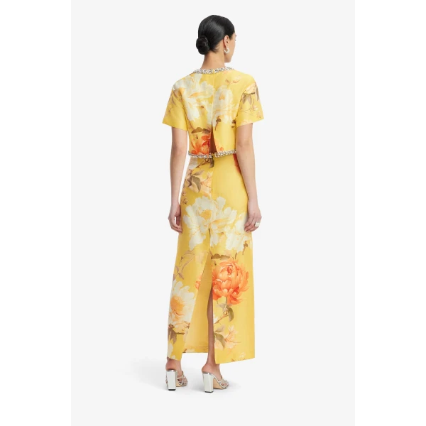 Leo Lin Kyra Embellished Maxi Skirt  - Leo Lin Dress - Australian Luxury Fashion - Shop at Luxury Shoes 
