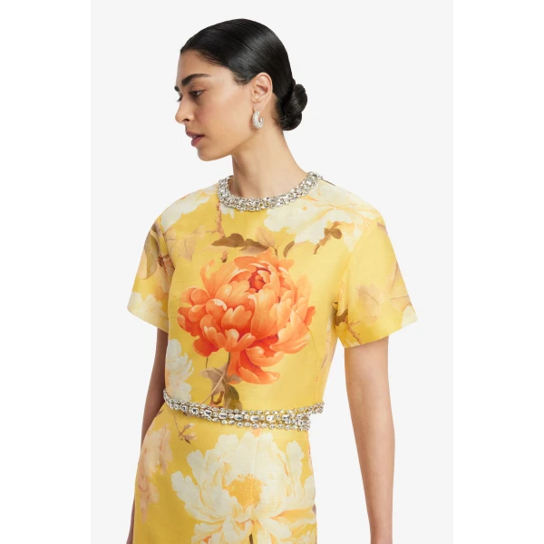 Leo Lin Kyra Embellished Maxi Skirt  - Leo Lin Dress - Australian Luxury Fashion - Shop at Luxury Shoes 