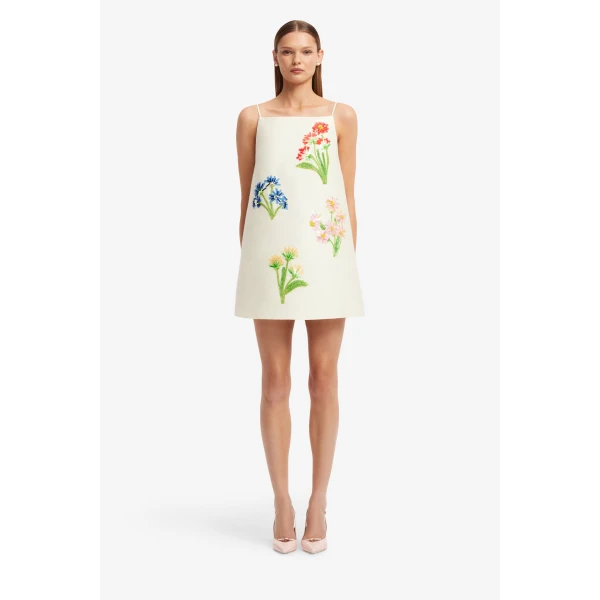 Leo Lin Leia Wool Mini Dress  - Leo Lin Dress - Australian Luxury Fashion - Shop at Luxury Shoes 