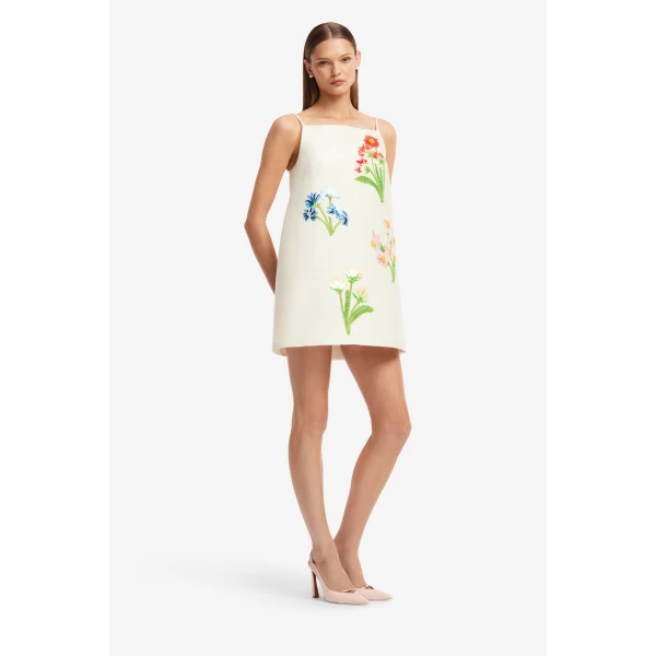 Leo Lin Leia Wool Mini Dress  - Leo Lin Dress - Australian Luxury Fashion - Shop at Luxury Shoes 