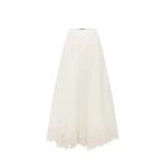 Leo Lin Leila Appliqué Midi Skirt  - Leo Lin Dress - Australian Luxury Fashion - Shop at Luxury Shoes 