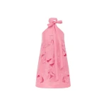 Leo Lin Lola Appliqué Halterneck Mini Dress  - Leo Lin Dress - Australian Luxury Fashion - Shop at Luxury Shoes 