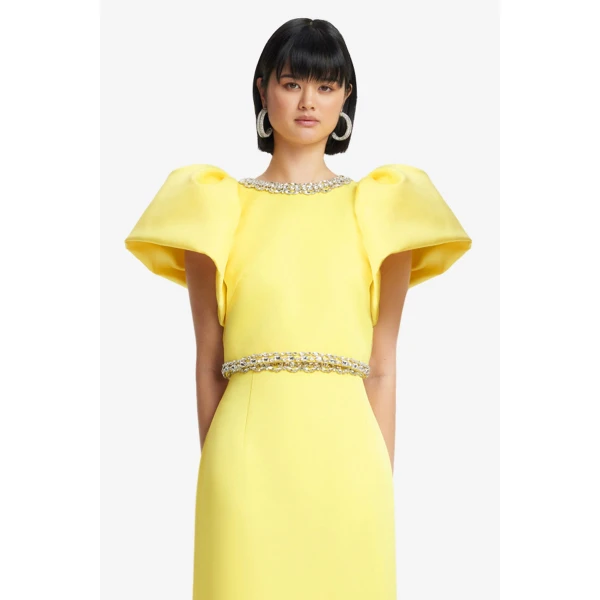 Leo Lin Lucia Embellished Top  - Leo Lin Dress - Australian Luxury Fashion - Shop at Luxury Shoes 