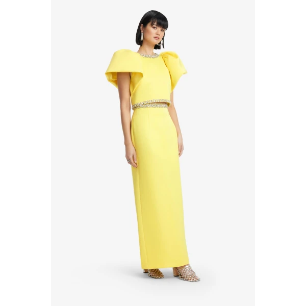 Leo Lin Lucia Embellished Top  - Leo Lin Dress - Australian Luxury Fashion - Shop at Luxury Shoes 