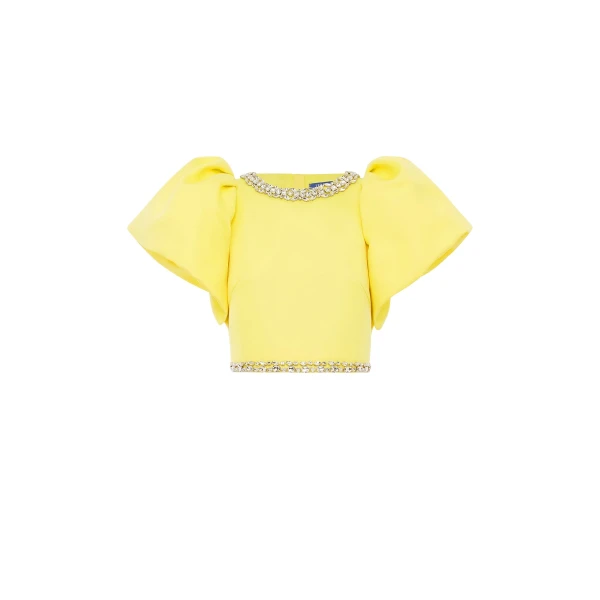 Leo Lin Lucia Embellished Top  - Leo Lin Dress - Australian Luxury Fashion - Shop at Luxury Shoes 