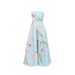 Leo Lin Lynn Bustier Midi Dress  - Leo Lin Dress - Australian Luxury Fashion - Shop at Luxury Shoes 