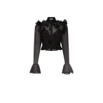 Leo-Lin-Maeve-Petal-Butterfly-Long-Sleeve-Top61643_nobg Leo Lin Maeve Petal Butterfly Long Sleeve Top - Leo Lin Dress - Australian Luxury Fashion - Shop at Luxury Shoes