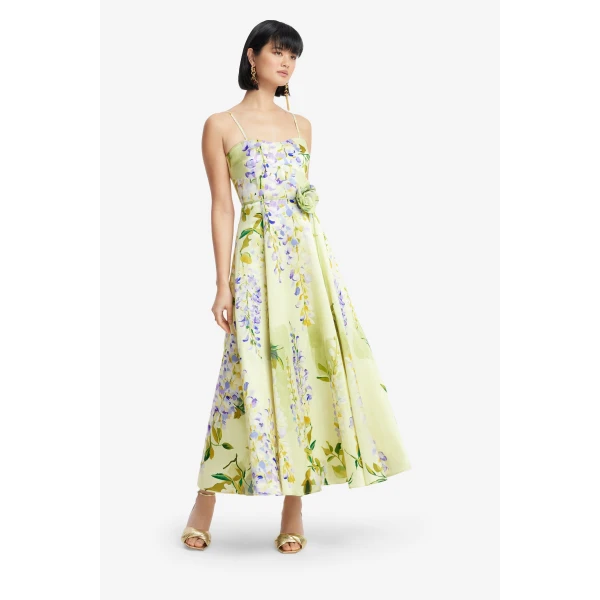 Leo Lin Mariela Midi Dress  - Leo Lin Dress - Australian Luxury Fashion - Shop at Luxury Shoes 