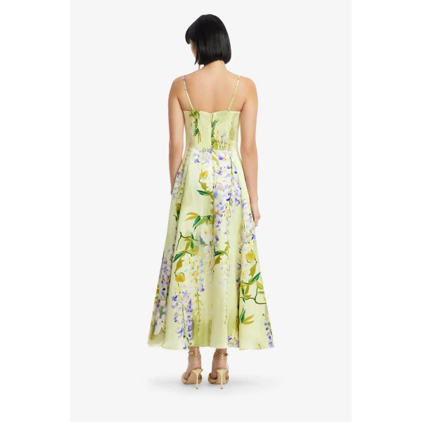 Leo Lin Mariela Midi Dress  - Leo Lin Dress - Australian Luxury Fashion - Shop at Luxury Shoes 
