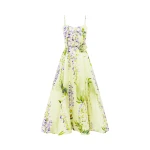 Leo Lin Mariela Midi Dress  - Leo Lin Dress - Australian Luxury Fashion - Shop at Luxury Shoes 