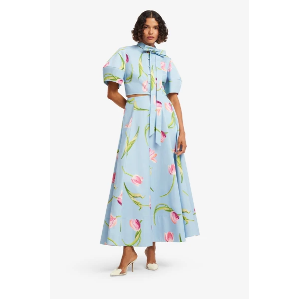 Leo Lin Molly Puff Sleeve Top  - Leo Lin Dress - Australian Luxury Fashion - Shop at Luxury Shoes 