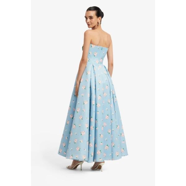 Leo Lin Nora Bustier Maxi Dress  - Leo Lin Dress - Australian Luxury Fashion - Shop at Luxury Shoes 