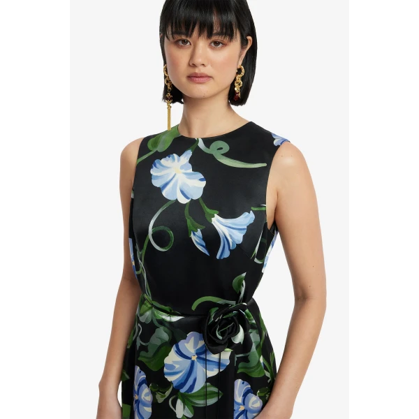Leo Lin Olive Midi Dress  - Leo Lin Dress - Australian Luxury Fashion - Shop at Luxury Shoes 