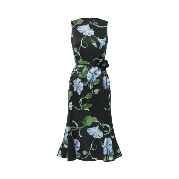Leo Lin Olive Midi Dress  - Leo Lin Dress - Australian Luxury Fashion - Shop at Luxury Shoes 