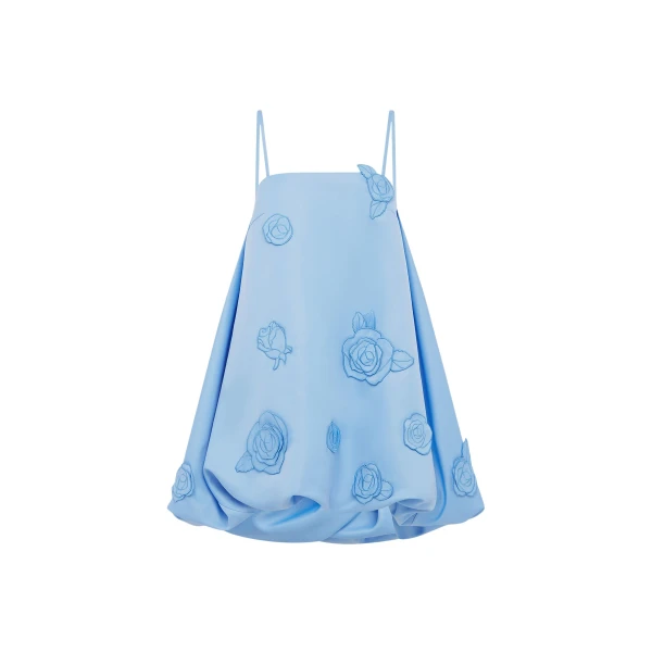 Leo Lin Patsy Appliqué Puff Mini Dress  - Leo Lin Dress - Australian Luxury Fashion - Shop at Luxury Shoes 