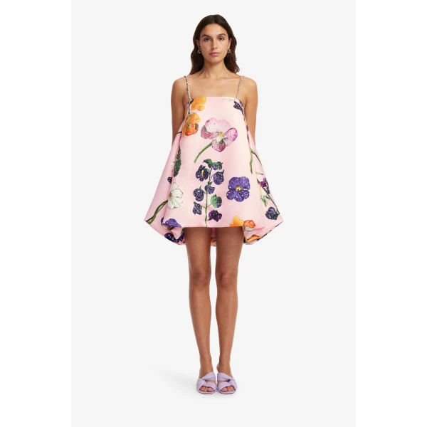 Leo Lin Patsy Embellished Puff Mini Dress  - Leo Lin Dress - Australian Luxury Fashion - Shop at Luxury Shoes 