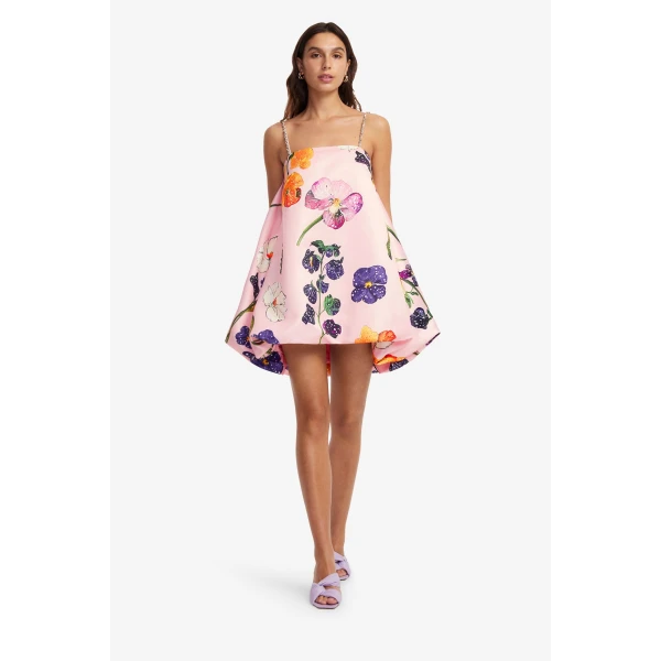 Leo Lin Patsy Embellished Puff Mini Dress  - Leo Lin Dress - Australian Luxury Fashion - Shop at Luxury Shoes 