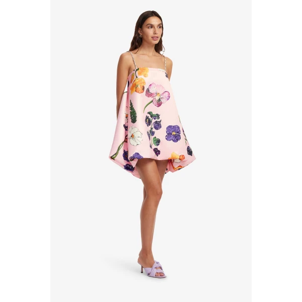 Leo Lin Patsy Embellished Puff Mini Dress  - Leo Lin Dress - Australian Luxury Fashion - Shop at Luxury Shoes 