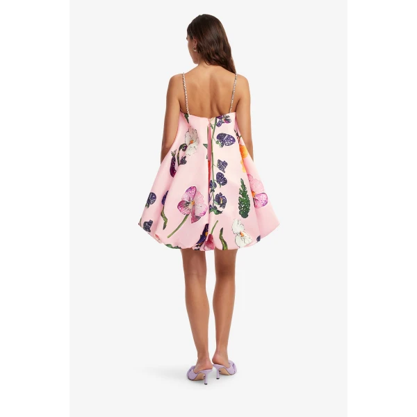 Leo Lin Patsy Embellished Puff Mini Dress  - Leo Lin Dress - Australian Luxury Fashion - Shop at Luxury Shoes 