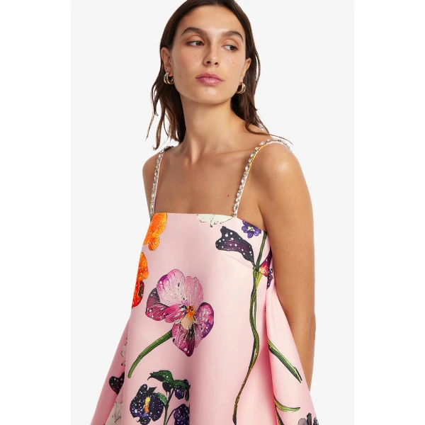Leo Lin Patsy Embellished Puff Mini Dress  - Leo Lin Dress - Australian Luxury Fashion - Shop at Luxury Shoes 