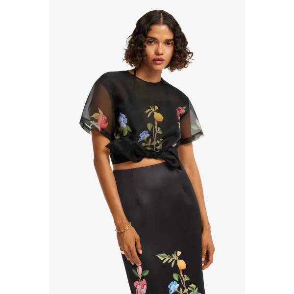 Leo Lin Quinn Midi Skirt  - Leo Lin Dress - Australian Luxury Fashion - Shop at Luxury Shoes 