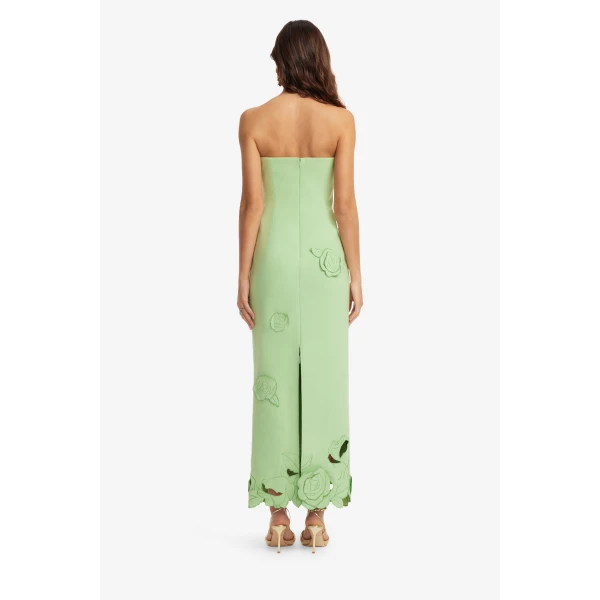 Leo Lin Rayna Appliqué Bustier Maxi Dress  - Leo Lin Dress - Australian Luxury Fashion - Shop at Luxury Shoes 