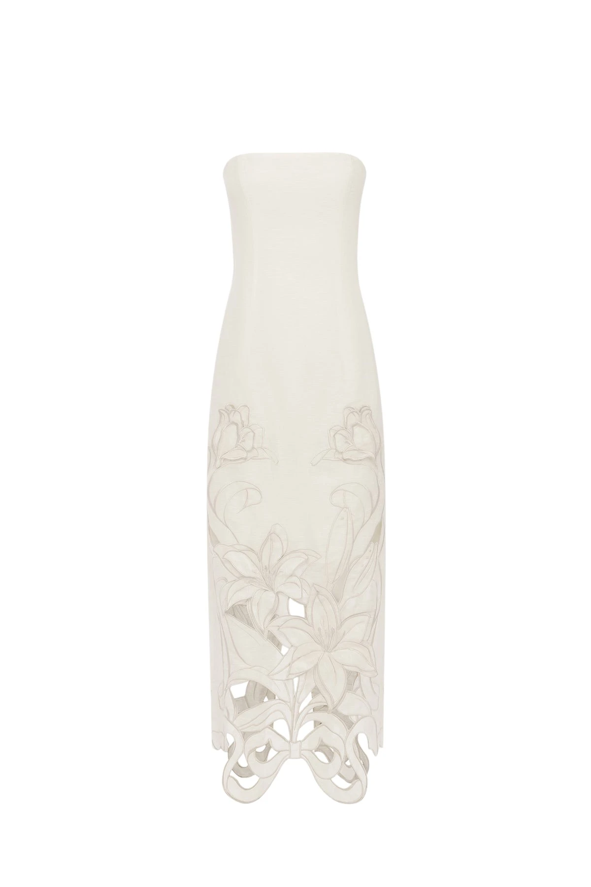 Leo-Lin-Rayna-Applique-Bustier-Maxi-Dress-717685_nobg Leo Lin Rayna Appliqué Bustier Maxi Dress - Leo Lin Dress - Australian Luxury Fashion - Shop at Luxury Shoes