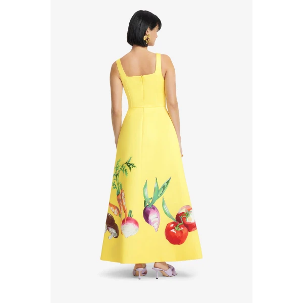 Leo Lin Rianne Appliqué Maxi Dress  - Leo Lin Dress - Australian Luxury Fashion - Shop at Luxury Shoes 