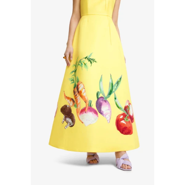 Leo Lin Rianne Appliqué Maxi Dress  - Leo Lin Dress - Australian Luxury Fashion - Shop at Luxury Shoes 