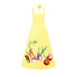 Leo Lin Rianne Appliqué Maxi Dress  - Leo Lin Dress - Australian Luxury Fashion - Shop at Luxury Shoes 
