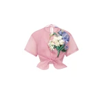 Leo Lin Riley Embroidered Sleeve Top  - Leo Lin Dress - Australian Luxury Fashion - Shop at Luxury Shoes 