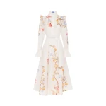 Leo Lin Selina Butterfly Sleeve Midi Dress  - Leo Lin Dress - Australian Luxury Fashion - Shop at Luxury Shoes 