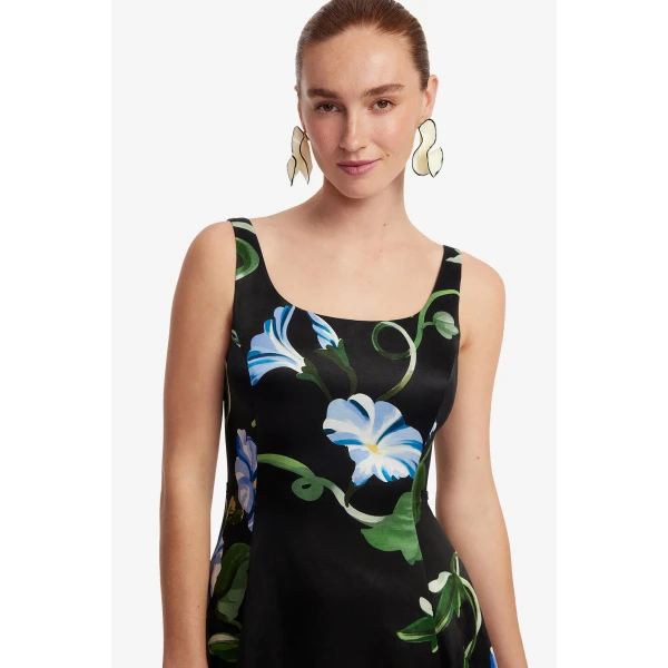 Leo Lin Serafina Appliqué Maxi Dress  - Leo Lin Dress - Australian Luxury Fashion - Shop at Luxury Shoes 