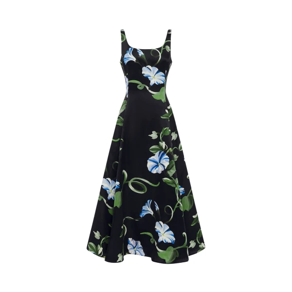 Leo Lin Serafina Appliqué Maxi Dress  - Leo Lin Dress - Australian Luxury Fashion - Shop at Luxury Shoes 