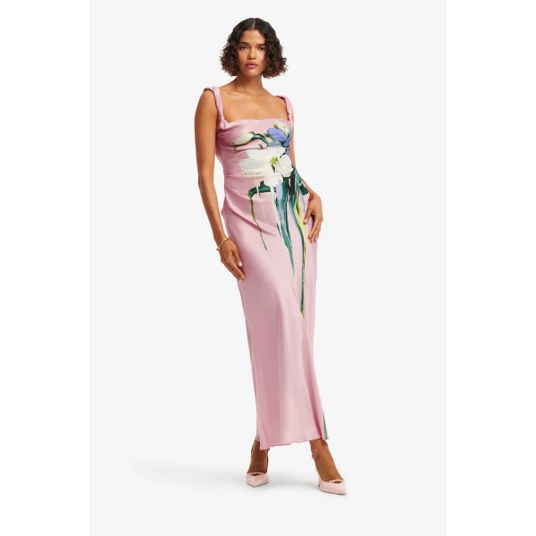 Leo Lin Valentina Maxi Dress  - Leo Lin Dress - Australian Luxury Fashion - Shop at Luxury Shoes 