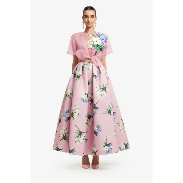Leo Lin Victoria Puff Maxi Skirt  - Leo Lin Dress - Australian Luxury Fashion - Shop at Luxury Shoes 