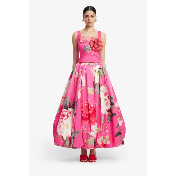 Leo Lin Victoria Puff Maxi Skirt  - Leo Lin Dress - Australian Luxury Fashion - Shop at Luxury Shoes 